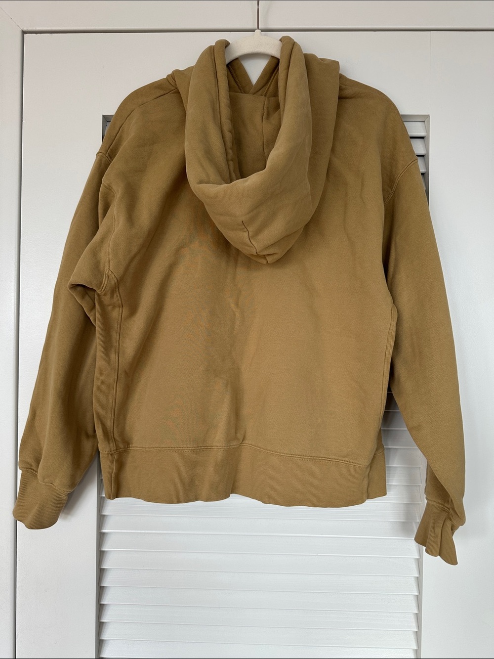 Aritzia TNA CozyAF Fleece 2-Piece Hoodie Jogger Set Camel Tan Size 1/S - Picture 5 of 11